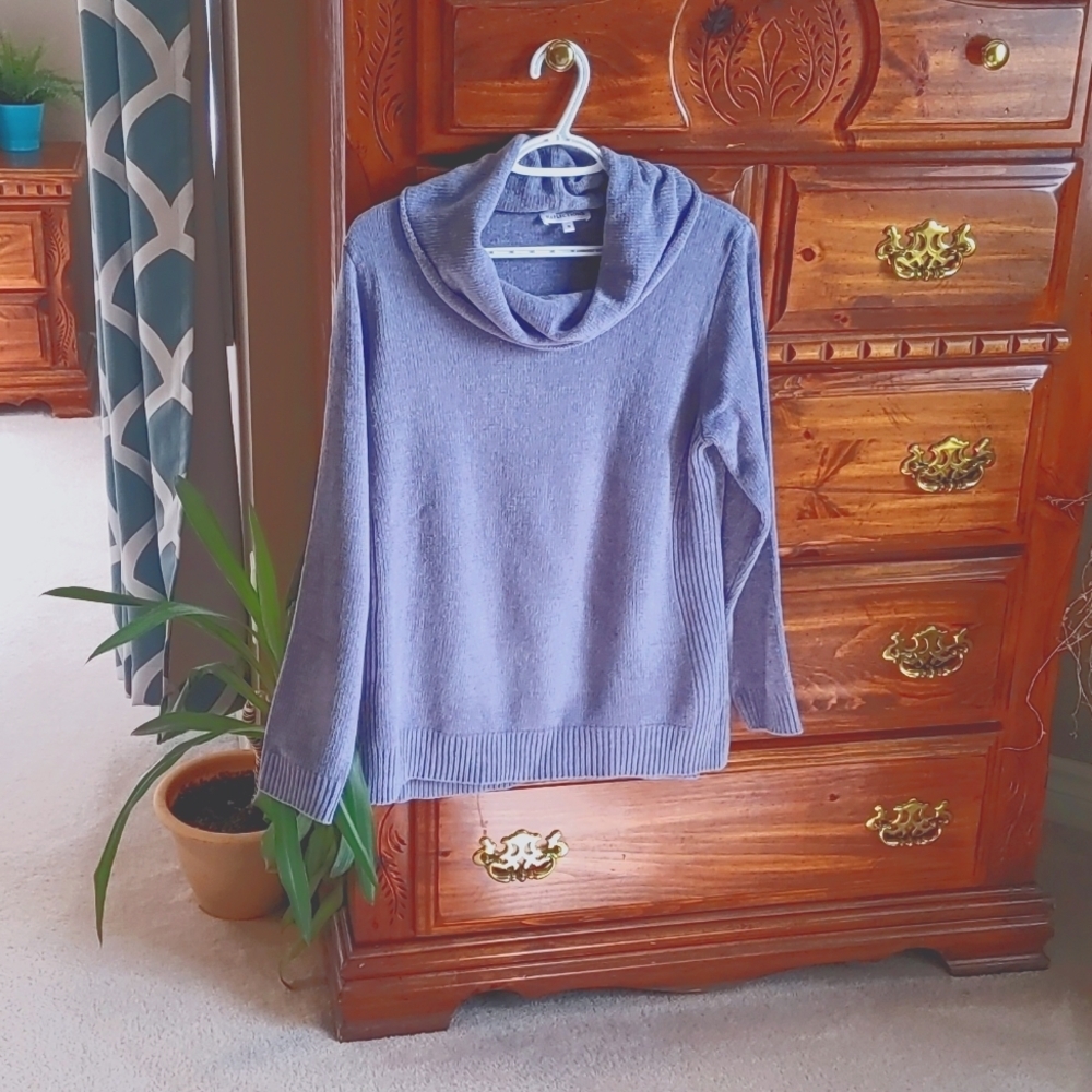 🇨🇦 Women's Northern Reflections Soft Chenille Cowl Neck Sweater